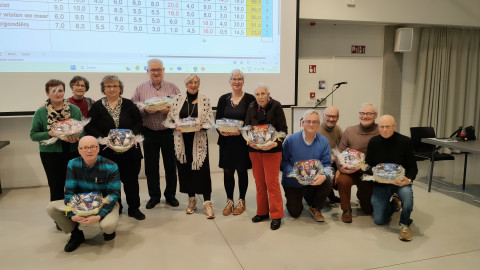Quiz happy winners