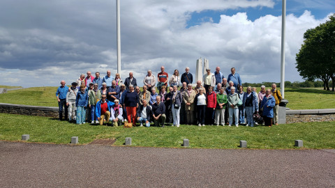 groepsfoto in Vimy